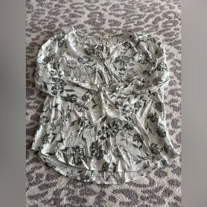 floral pattern blouse